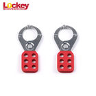 Insulated Lockout Tagout Hasp Aluminum Steel Lockout Hasp With Hook Rust Proof