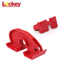 Red Brady Breaker Lockout Devices 10mm Shackle Diameter For Lazy Screw