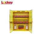 Yellow Safety Lockout Station Lock Out Station Board 520mm X631mm X85mm