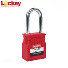 Automatical 38mm Steel Shackle Safety Padlock Lockout With Master Key