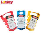 Writable Labeled Loto Hasp Aluminum 1 Inches Hasp Lockout With 8 Padlocks