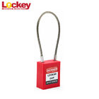 Safety Lock Out Tag Out Padlocks Stainless Steel Cable Wire Lock Padlock