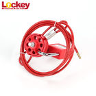 Universal Dia 3.8mm Cable Lockout Device Durable Insulation Coated Steel Cable