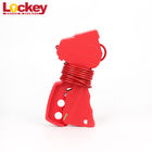 Red Universal Safety Cable Lockout 2.4m Length Stainless Steel Locking Device