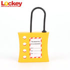 Insulated Nylon Safety Emergency 4 Hole Lockout Loto Hasp With PA Shackle