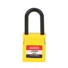 Plastic Shackle Safety Lock Out Yellow 38mm Custom Padlocks And Keys In Bulk