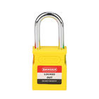 Plastic Shackle Safety Lock Out Yellow 38mm Custom Padlocks And Keys In Bulk