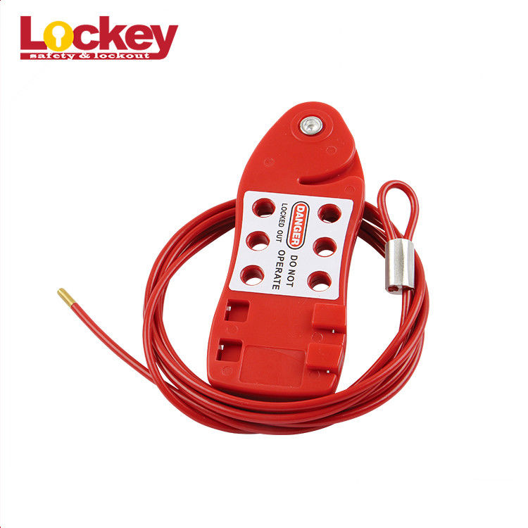 Fish - Shaped Cable Lockout Tagout Devices Stainless Steel Cable Security Lockout
