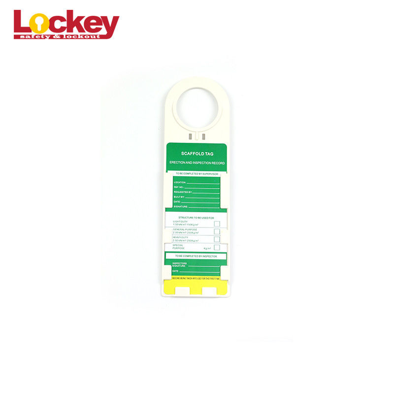 Engineering Scaffold Safety Tags Electric Printable Equipment Lock Out Tags