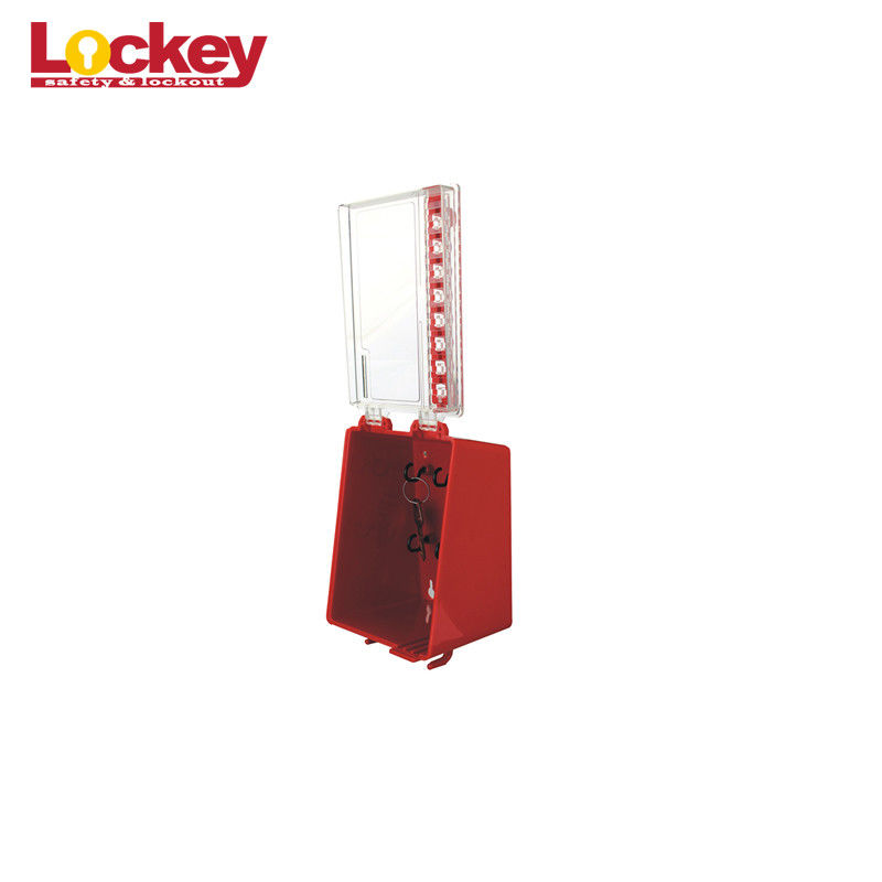 Plastic Small Group Isolation Lock Box Hanging Loto Box Holder Keyways