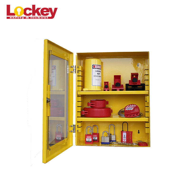 Lock Out Tag Out Wall Mount Kits  Hardened Yellow Steel Material For All Kind Lockouts