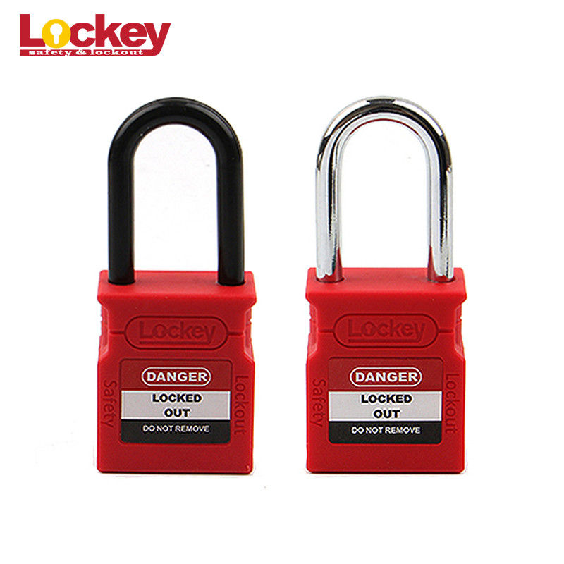 Custom Made 38mm Shackle Lockey Safety Loto Lock Lockout Tagout Padlock