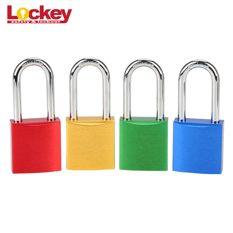 OEM Industrial High Security Aluminium Loto Lock Box Padlock With Custom Logo Colored