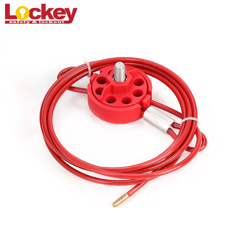 Universal Dia 3.8mm Cable Lockout Device Durable Insulation Coated Steel Cable
