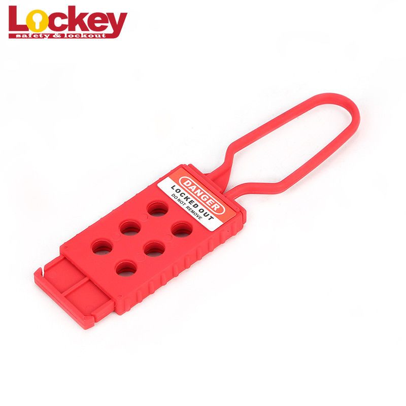 Lockey Safety Insulated PP Nylon Loto Lockout Isolation Hasp For Lock Padlocks