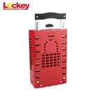Combination Group Loto Box Red Group Lockout Tagout Boxes Station Wall Mounting