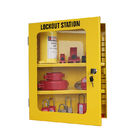 Lockey Safety Management Lockout Station Wall Mounted Hardened Yellow Steel
