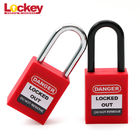 Security 38mm Shackle Pad Locks Loto ABS Brady Lockout Devices Safety Padlock