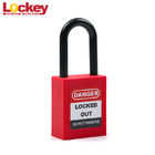 Electrical ABS Plastic Lockout Padlock Safety Lock Padlock With Master Key