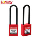 Insulation KD Abs Long Padlock Steel Shackle Lock Loto Safety Padlock