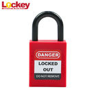 25mm Plastic Short Shackle Lock Out Tag Out Lock Box Custom Tags In Red
