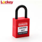 25mm Plastic Short Shackle Lock Out Tag Out Lock Box Custom Tags In Red