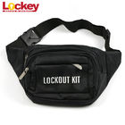 Black Maintenance Lockout Kit Pouch Tagout Waist Bag Lock Out Tag Out Kits For Electrical