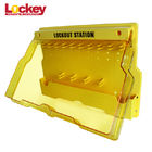 Plastic PC Safety Lockout Station 10-20 Lock Combination Loto Lockout Stations With Cover