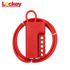 Two Type Cable Lockout Tagout Devices With Dia 3.2mm 5mm Length 2.4m