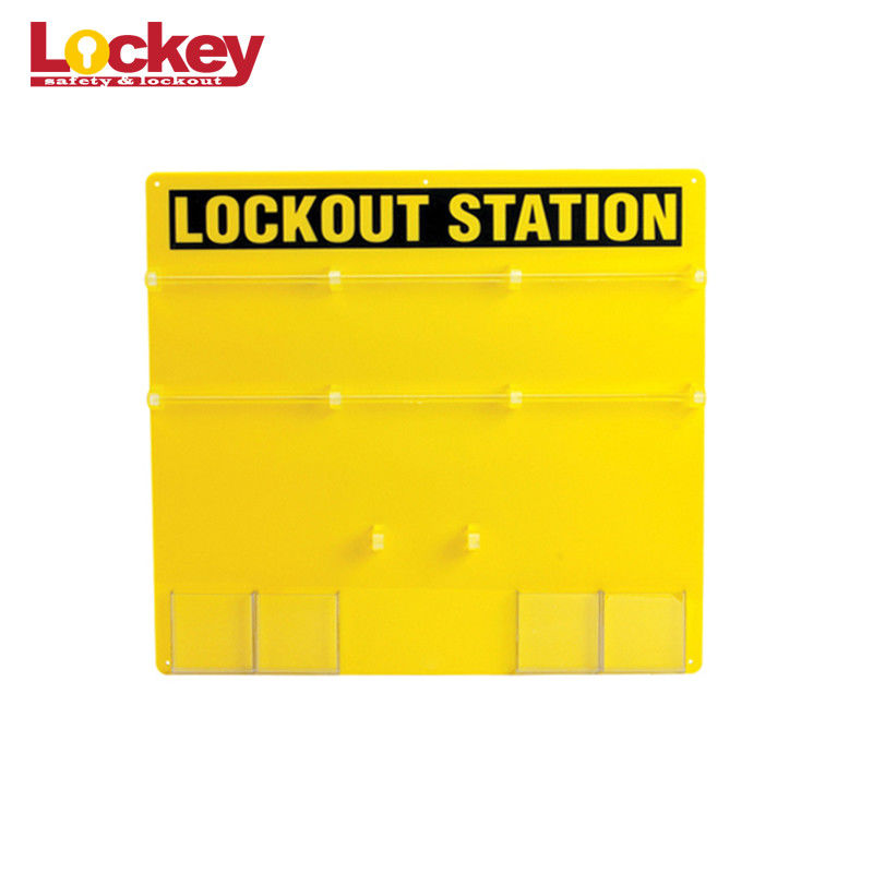 Acrylic Safety Lockout Station 36 - Lock Management Lockout Station LK14