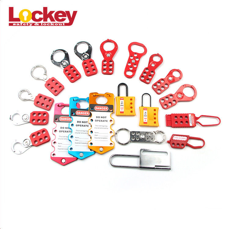 Multi - Type Aluminum Steel Safety Lockout Hasp Lock Loto Tagout Device