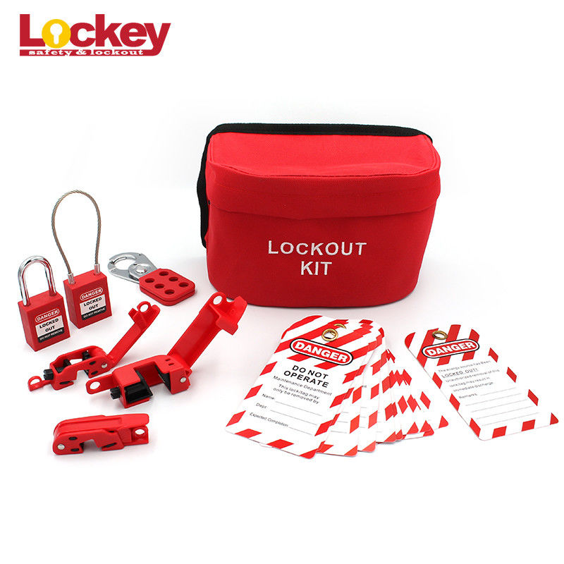 Durable Small Size Circuit Breaker Lock Out Tag Out Kits More Light Weight