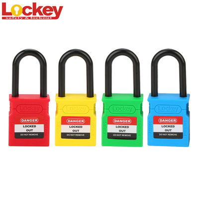 Six Nylon Group Safety Lockout Padlocks Tagout Protection